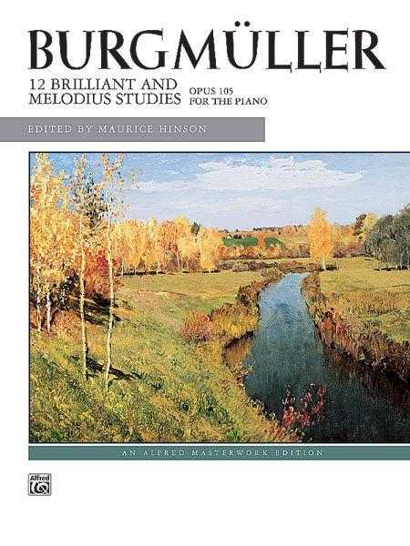 12 Brilliant and Melodious Etudes, Op. 105 : For Piano / edited by Maurice Hinson.