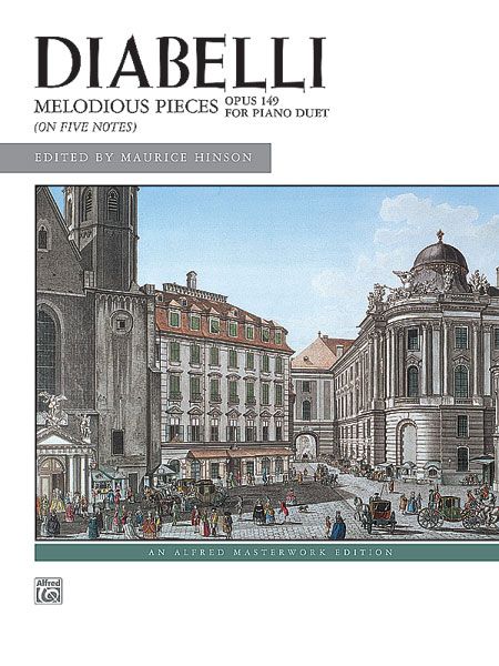 Melodious Pieces On Five Notes, Op. 149 : For Piano, Four Hands / edited by Maurice Hinson.