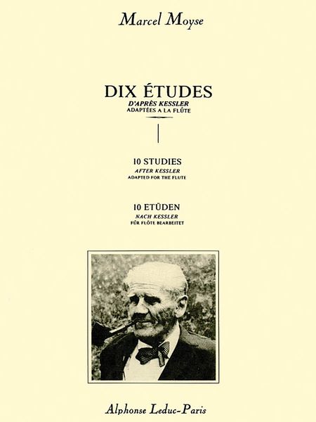 10 Studies After Kessler : Adapted For The Flute.