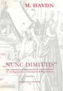 Nunc Dimittis : Für Vier Singstimmen Und Istrumenten Mit Basso Continuo.