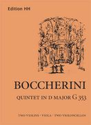 Quintet In D Major, G353, Op. 43/1 : For 2 Violins, Viola and 2 Cellos (1790) / Ed. Keith Pascoe.
