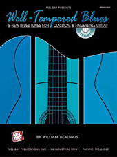 Well-Tempered Blues : 8 New Blues Tunes For Classical and Fingerstyle Guitar.