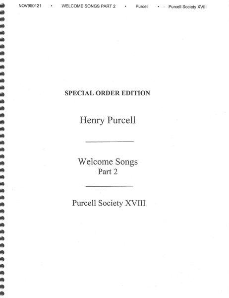 Royal Welcome Songs, Part 2.