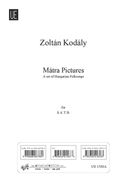 Matra Pictures : For Mixed Chorus A Cappella.