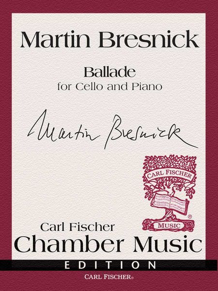 Ballade : For Cello and Piano.