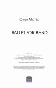 Ballet : For Band (2004).