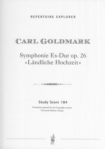 Symphonie En Mi Bemol Majeur, Op. 26 (Ländliche Hochzeit).