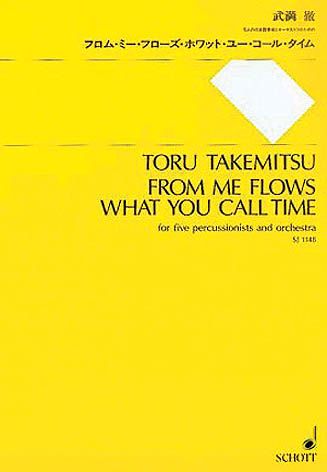 From Me Flows What You Call Time : For Five Percussionists and Orchestra.