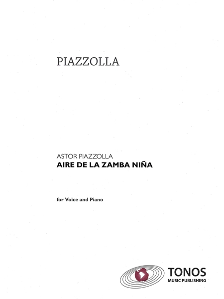 Aire De La Zamba Nina : For Voice and Piano.