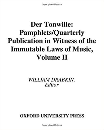 Der Tonwille : Pamphlets - Quarterly Publication In Witness of The Immutable Laws of Music, Vol. 2.