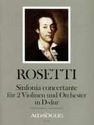 Sinfonia Concertante : Für 2 Violinen Und Orchester In D-Dur - Piano Reduction, Ed. Johannes Moesus.