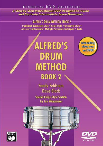 Alfred's Drum Method - Book 2 (Book & DVD).