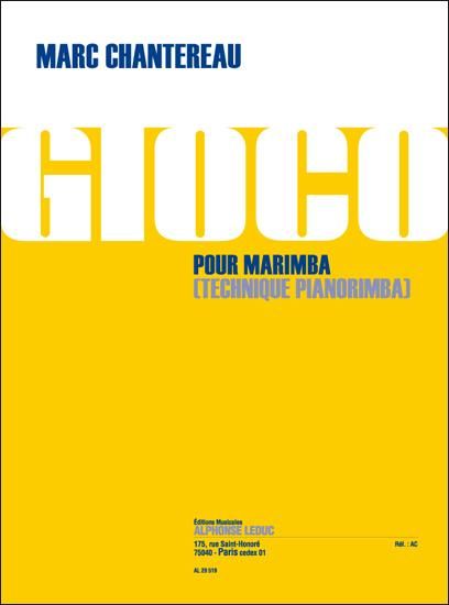 Gioco : Pour Marimba (Technique Pianomarimba).