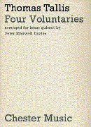 Four Voluntaries : For Brass Quintet / arranged by Peter Maxwell Davies.