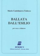 Ballata Dall'esilio : Per Voce E Chitarra.
