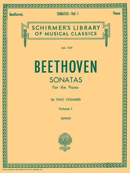 Sonatas, Vol. 1 : 18 Sonatas For Piano Solo / Editetd by Carl Krebs.