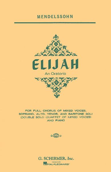 Elijah : An Oratorio.