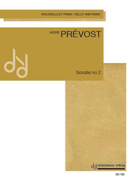Sonate No. 2 : For Cello and Piano. Avance.