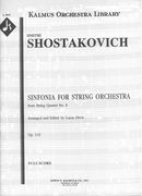 String Quartet No. 8, Op. 110 : For String Orchestra / arranged by Lucas Drew.
