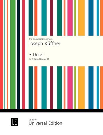Three Duos Op. 81 : For Two Clarinets.