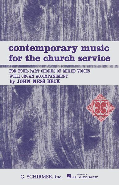 Contemporary Music For The Church Service Organ : For SATB Choir and Organ.
