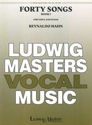 Forty Songs, Book 1 : For Voice And Piano.