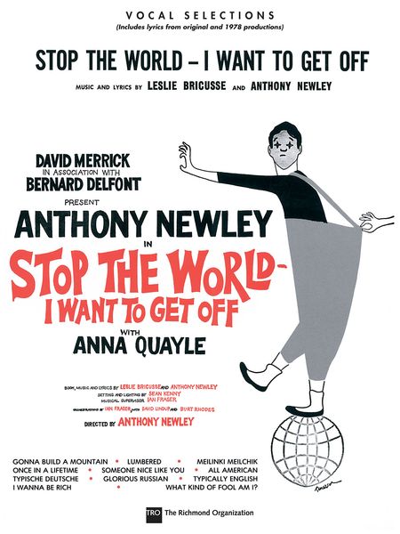 Stop The World, I Want To Get Off.