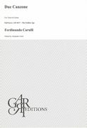 Due Canzone : For Tenor And Guitar / Edited By Alejandro Garri.