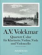 Quartet In Cdur : Für Klarinette, Violine, Viola und Violoncello / edited by Bernhard Päuler.