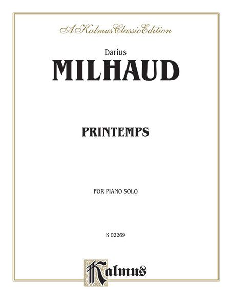 Printemps : For Piano Solo.