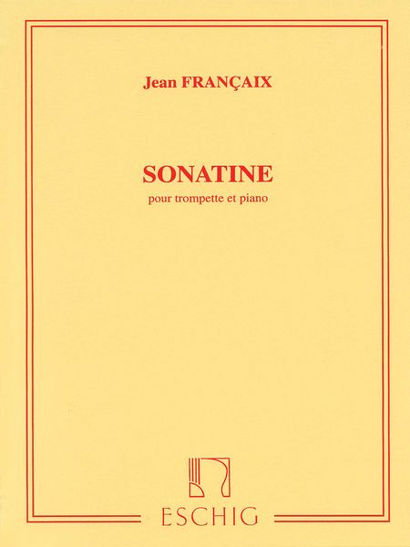 Sonatine : For Trumpet and Piano.