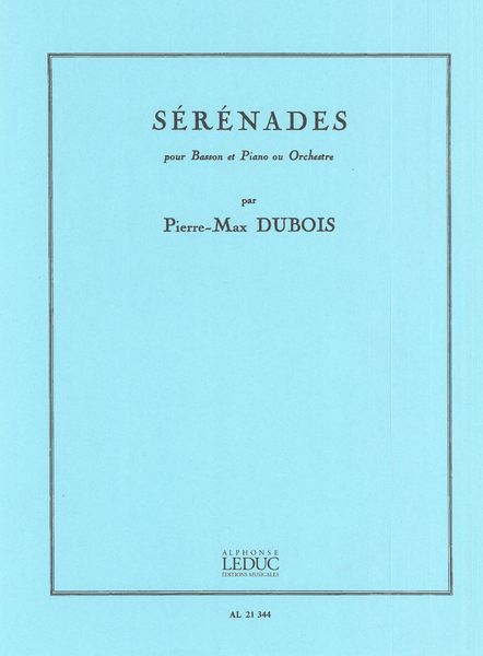 Serenades : Pour Basson Et Piano Ou Orchestre.