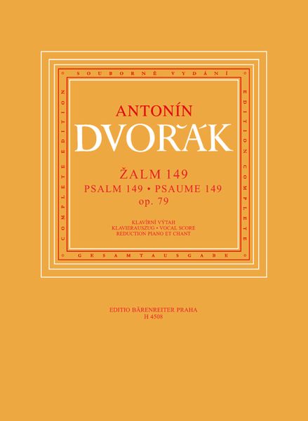 Psalm 149, Op. 79 : For Mixed Choir and Piano.
