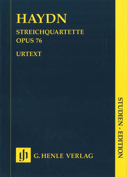 String Quartets, Book 10 : Erdödy Quartets Op. 76 / edited by Horst Walter.