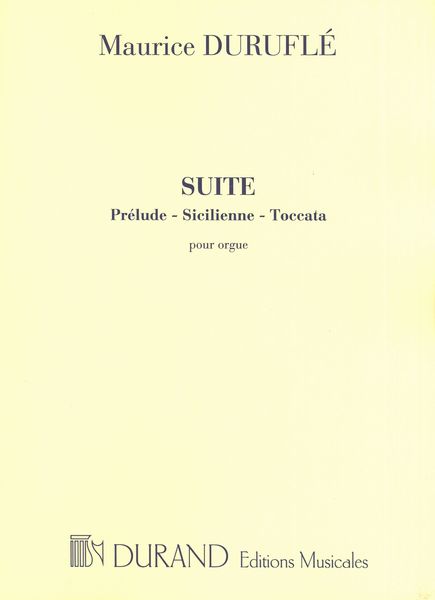 Suite, Op. 5 : For Organ.