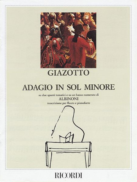Adagio In G Minor : For Flute and Piano.