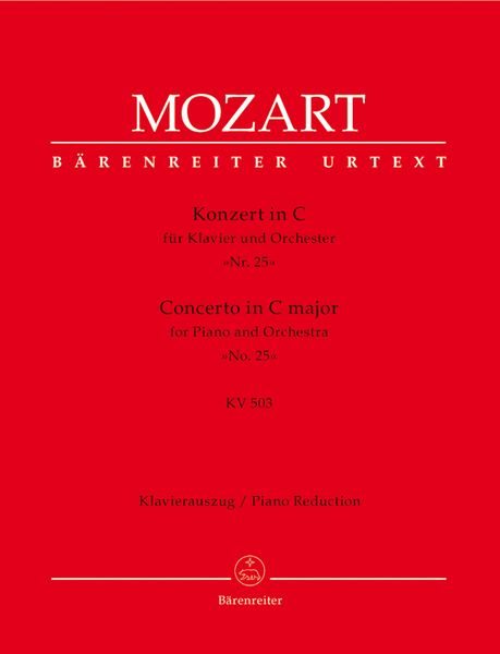 Concerto No. 25 In C Major, K. 503 - reduction For Two Pianos / Ed. Hermann Beck.