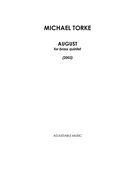 August, 2nd Edition : For Brass Quintet.