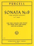 Golden Sonata In F Major : For Two Violins and Piano (Violoncello Ad Lib.).
