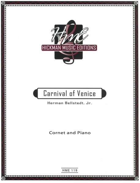 Carnival Of Venice : For Cornet and Piano.