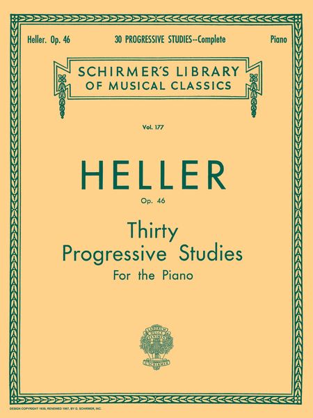 30 Progressive Studies, Op. 46 (Complete) Piano Technique.