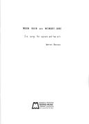Moon Rain and Memory Jane : Six Songs For Soprano and Two Celli.