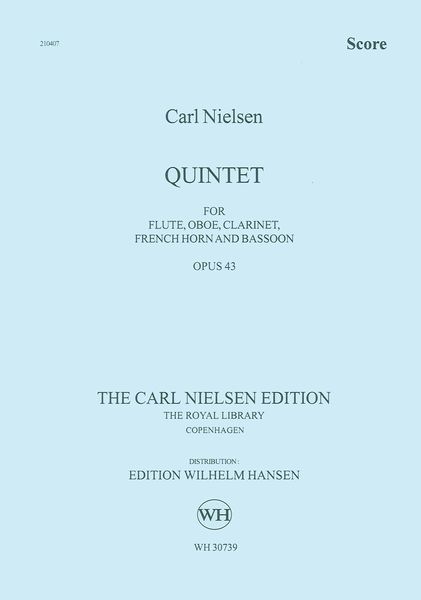 Quintet, Op. 43 : For Flute, Oboe, Clarinet, French Horn & Bassoon.