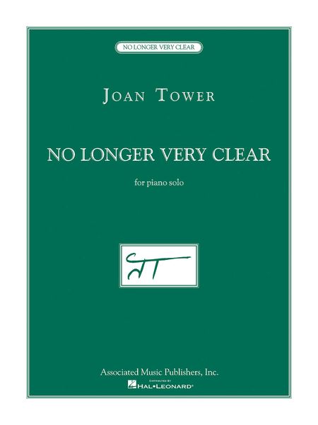 No Longer Very Clear : For Piano Solo.