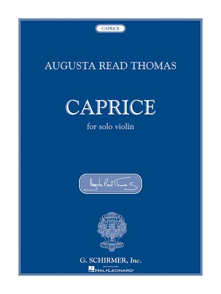 Caprice : For Solo Violin (2005).