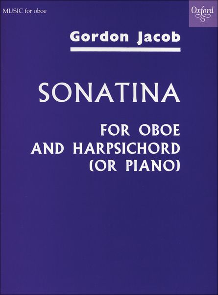 Sonatina : For Oboe and Harpsichord Or Piano.