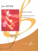 Grave Et Presto : Pour Quatuor De Saxophones.