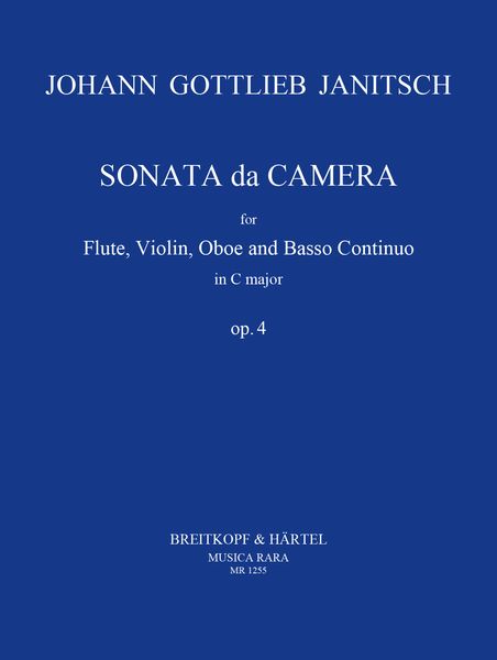 Sonata Da Camera In C Major Op. 4 : For Flute, Violin, Oboe & BC / Ed. Robert Block.