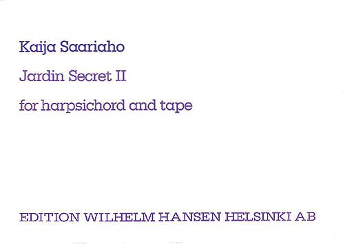 Jardin Secret II : For Harsichord and Tape.