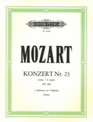 Concerto In A Major, No. 23, K. 488 : For Two Pianos / Urtext Edition by Soldan Fischer.